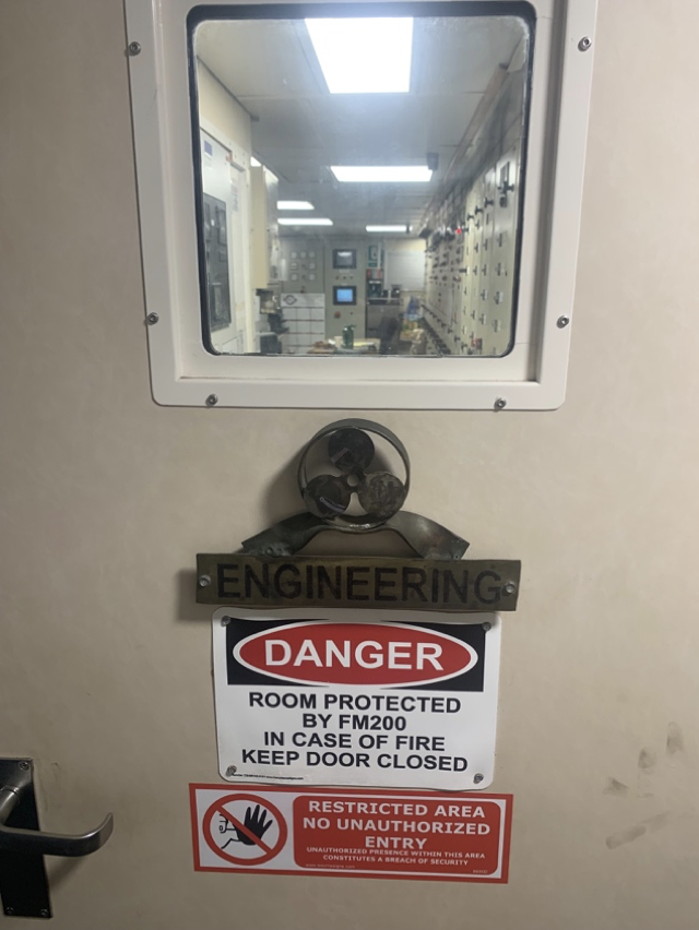 Photo of the Engineering Door